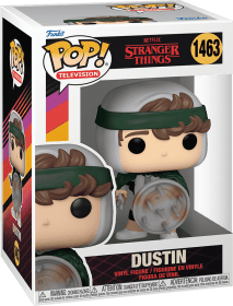 Funko Pop! TV 1463: Stranger Things - Dustin with Spear and Shield Vinyl Figure (Season 4)