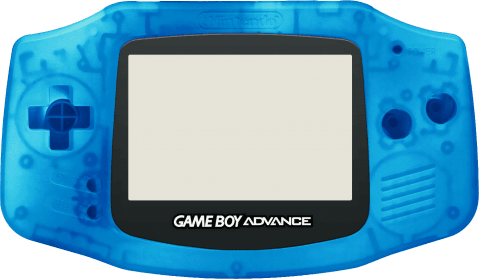 game_boy_advance_console_shell_housing_azure_clear_blue