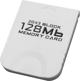 2043 Block GameCube Memory Card - Generic (128Mbit)(NGC) | Nintendo GameCube