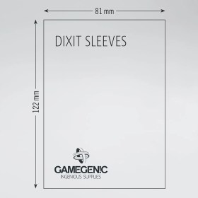 Gamegenic - 90 Board Game Sleeves for Dixit / Mysterium (81mm x 122mm)
