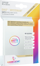 Gamegenic Matte - 90 Board Game Sleeves for Dixit / Mysterium (81mm x 122mm)