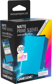 Gamegenic Matte Prime - 100 Standard Size Sleeves - Blue