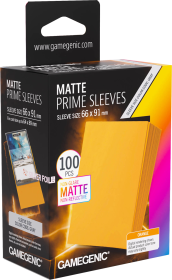 Gamegenic Matte Prime - 100 Standard Size Sleeves - Orange