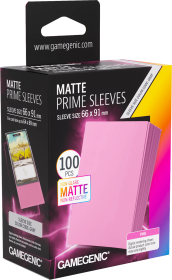 Gamegenic Matte Prime - 100 Standard Size Sleeves - Pink