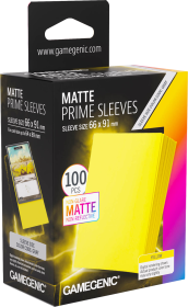 Gamegenic Matte Prime - 100 Standard Size Sleeves - Yellow