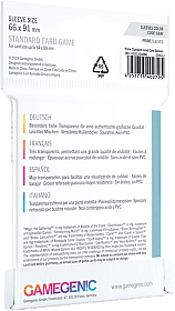 Gamegenic Prime - Standard Card Game Sleeves - 50 Pack