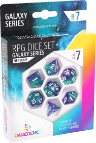 Gamegenic RPG Dice Set - Galaxy Series - Neptune