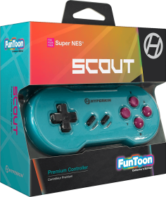 Hyperkin Super Nintendo 16-bit Scout Premium Controller - Hyper Beach (SNES) | Super Nintendo