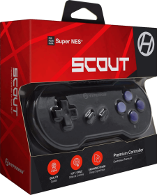 Hyperkin Super Nintendo 16-bit Scout Premium Controller - Space Black (SNES) | Super Nintendo