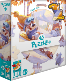 LOKI Goes Sledding - 70 Piece Puzzle+