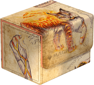 Magic the Gathering: Sidewinder 100+ XenoSkin Deck Case - Bloomburrow - Sunspine Lynx