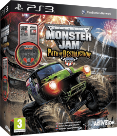 Monster Jam: Path of Destruction - Game + Wheel Bundle (PS3) | PlayStation 3