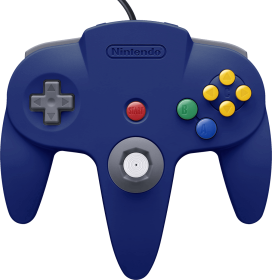 Blue nintendo 64 hot sale controller
