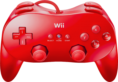 Nintendo Wii Classic Controller Pro Red Wii Pwned Buy from