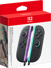 Nintendo Switch 2 Joy-Con 2 Controller Pair - Grey + Light Purple / Light Green (NS2 / Switch 2) | Nintendo Switch 2