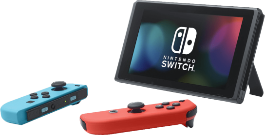 Nintendo Switch 32GB Console v2 - Neon Red / Neon Blue (NS / Switch)