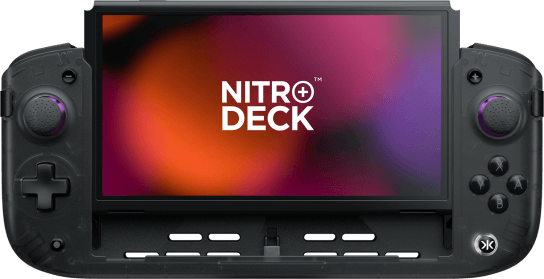 Nitro Deck+ Controller Deck - Clear Black (NS / Switch) | Nintendo Switch