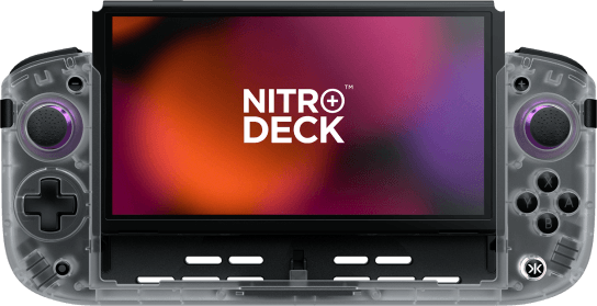 Nitro Deck+ Controller Deck - Clear White (NS / Switch) | Nintendo Switch