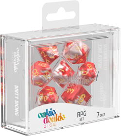 Oakie Doakie RPG Dice Set: Gemidice Series - Red Sky