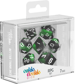 Oakie Doakie RPG Dice Set: Glow in the Dark Series - Biohazard