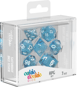 Oakie Doakie RPG Dice Set: Speckled Series - Light Blue