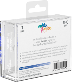 Oakie Doakie RPG Dice Set: Translucent Series - Blue