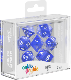 Oakie Doakie RPG Dice Set: Translucent Series - Blue