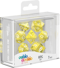 Oakie Doakie RPG Dice Set: Translucent Series - Yellow