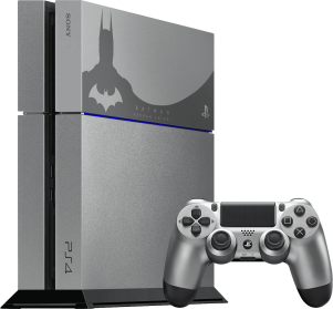 PlayStation 4 500GB Console - Limited Steel Grey Batman Arkham Knight Edition (PS4) | PlayStation 4