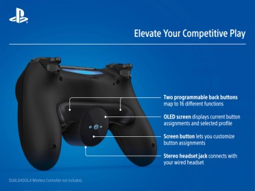 playstation 4 back button attachment for dualshock 4 wireless controller
