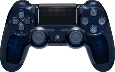 PlayStation 4 DualShock 4 Controller v2 - Translucent Blue 500 Million Limited Edition (PS4) | PlayStation 4