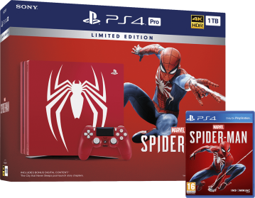 playstation_4_pro_1tb_console_limited_amazing_red_spiderman_2018_edition_plus_game_bundle_ps4