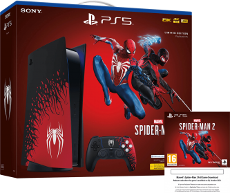 PlayStation 5 1TB Console - Spider-Man 2 Limited Edition + Game Bundle (PS5) | PlayStation 5