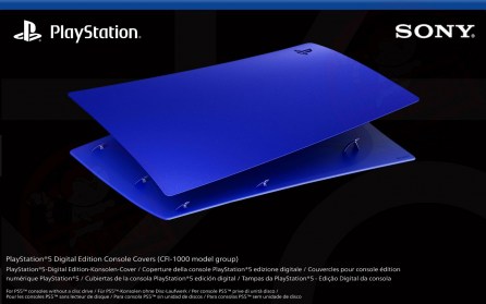 PlayStation 5 Digital Edition Console Cover - Cobalt Blue (PS5) | PlayStation 5
