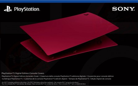 PlayStation 5 Digital Edition Console Cover - Cosmic Red (PS5) | PlayStation 5