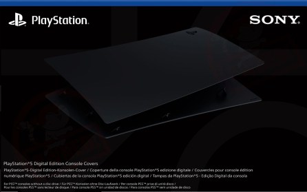 PlayStation 5 Digital Edition Console Cover - Midnight Black (PS5) | PlayStation 5
