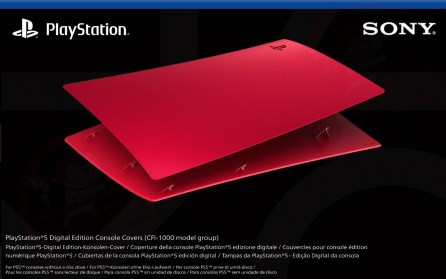 PlayStation 5 Digital Edition Console Cover - Volcanic Red (PS5) | PlayStation 5