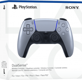 PlayStation 5 DualSense Controller - Sterling Silver (PS5) | PlayStation 5