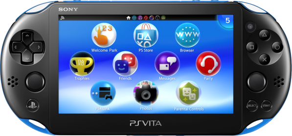 PlayStation Vita Slim Console - Blue + Black (NTSC/J)(PS Vita) | PlayStation Vita