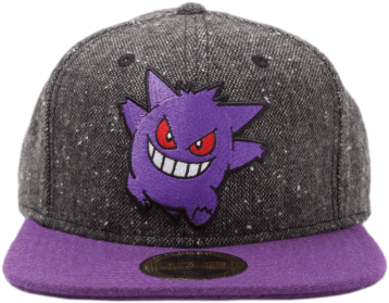 pokemon_gengar_snapback_cap_dark_grey_purple