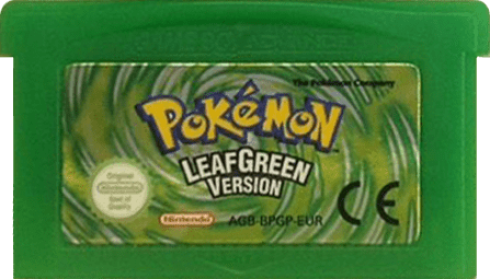 Pokemon: LeafGreen Version Cartridge (GBA) | Nintendo Game Boy Advance