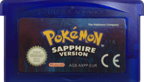 Pokemon: Sapphire Version Cartridge (GBA) | Nintendo Game Boy Advance