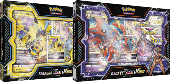 Pokemon TCG: Deoxys and Zeraora VMAX & VSTAR Battle Box