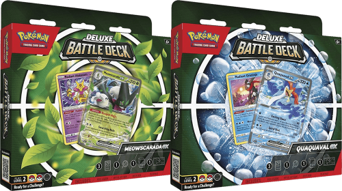 Pokemon TCG: Pokemon ex Deluxe Battle Decks - Meowscarada ex and Quaquaval ex