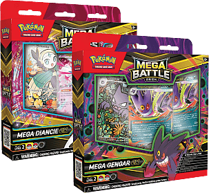 Pokemon TCG: Mega Battle Decks - Mega Diancie ex and Mega Gengar ex
