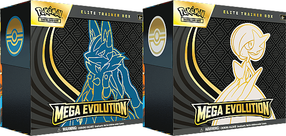Pokemon TCG: Mega Evolution Elite Trainer Box - Mega Gardevoir ex + Mega Lucario ex