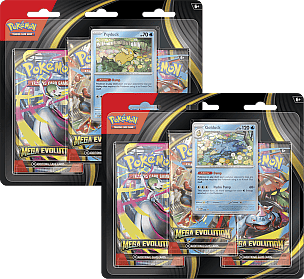 Pokemon TCG: Mega Evolution 3-Pack Blister