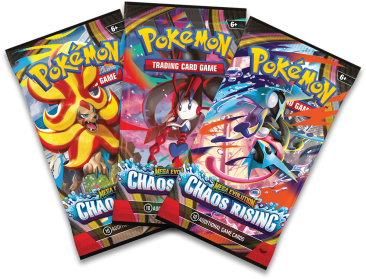 Pokemon TCG: Mega Evolution - Chaos Rising 3-Pack Blister - Charmeleon