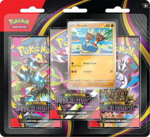 Pokemon TCG: Mega Evolution - Pitch Black 3-Pack Blister - Binacle