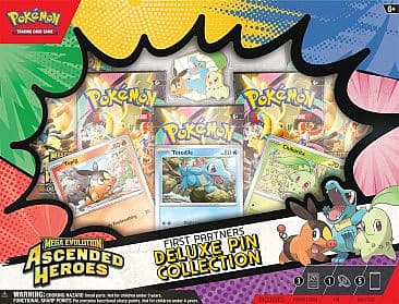 Pokemon TCG: Mega Evolution - Ascended Heroes First Partners Deluxe Pin Collection